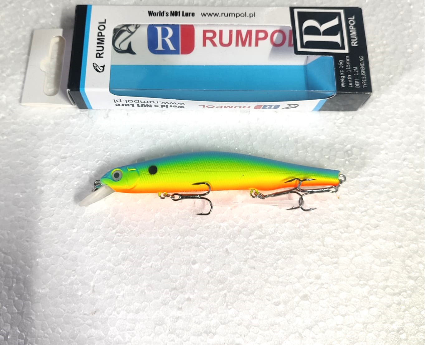 Vobleris lydekoms 11.5cm. 16g. 0-1,2m. SP. thumbnail 2