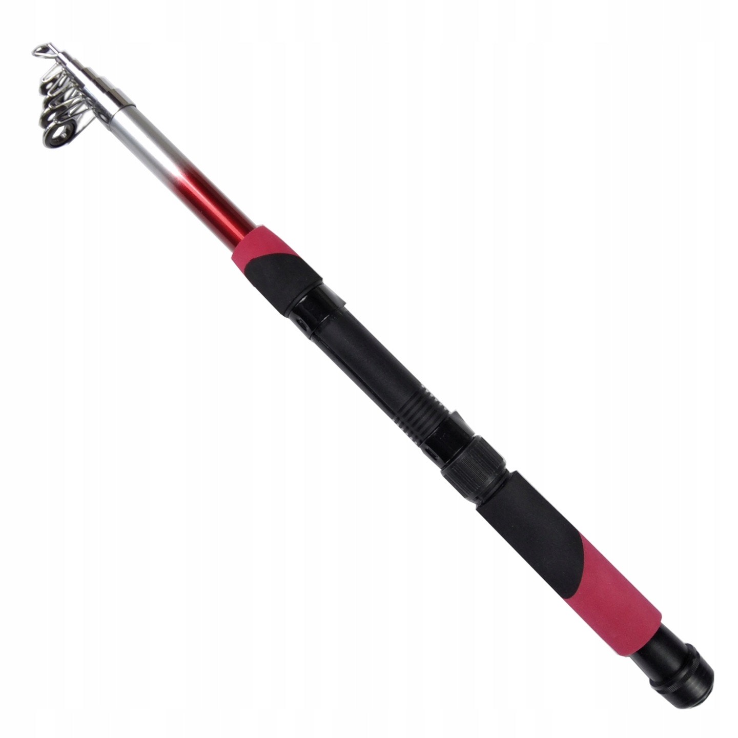Telskopinė meškerė tele-spin. ilgis nuo 210 iki 450cm RED/Raudona thumbnail 2