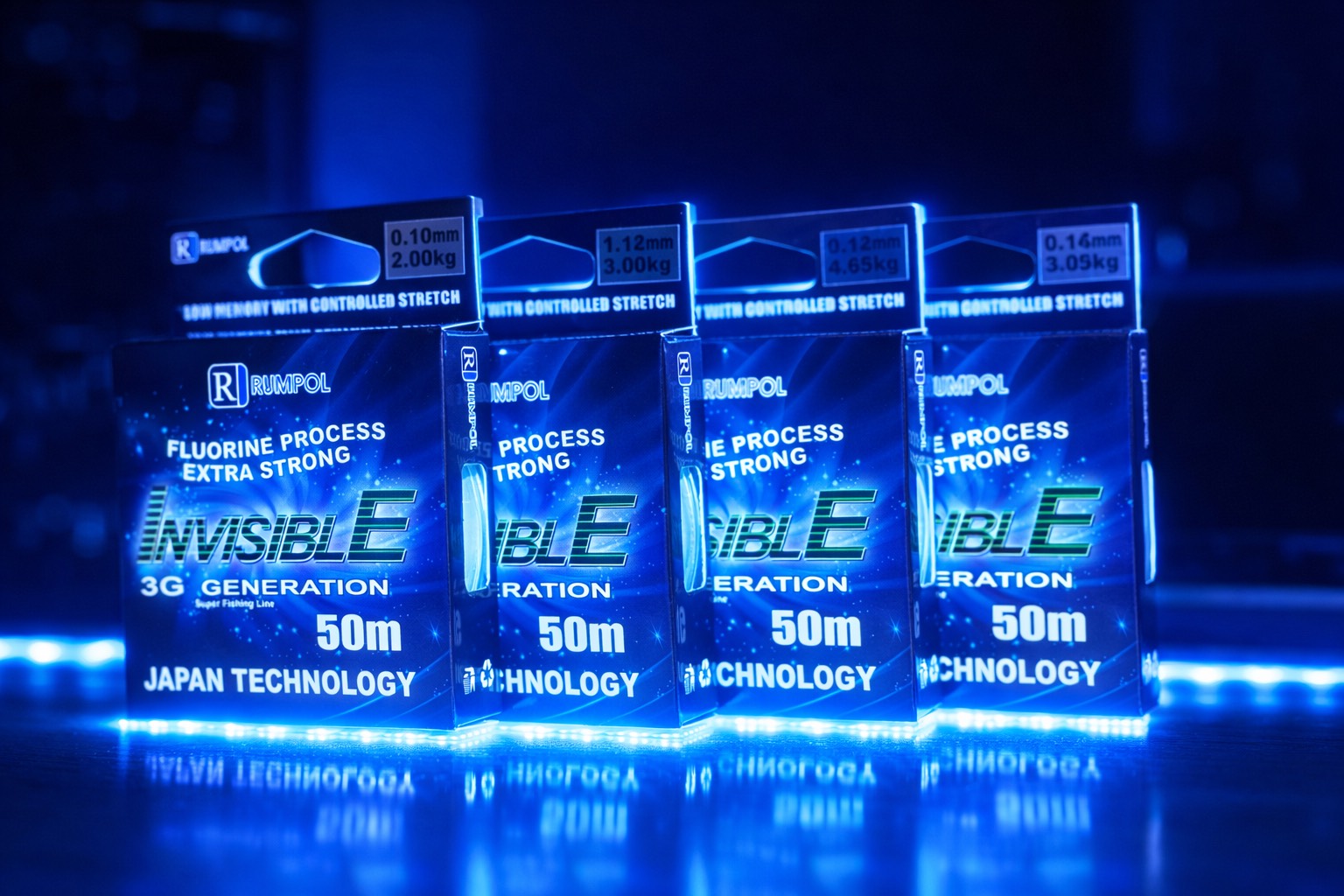 Monoflamentinis pavadėlinis valas 3G ,,Invisible" 50m.