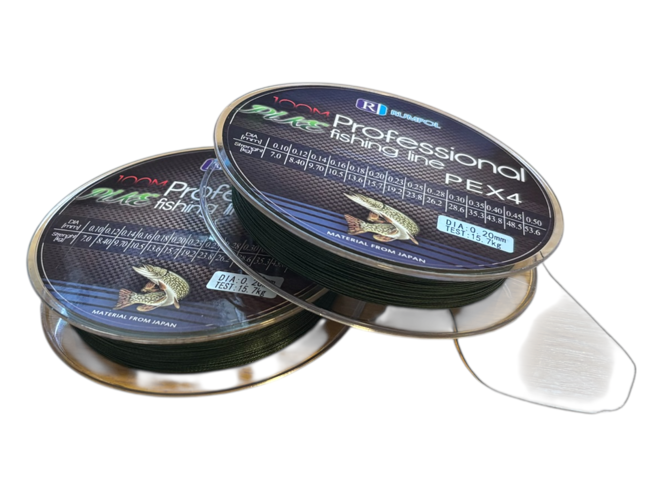 Pintas valas,,Professional/PIKE fishing line-x4 PE. 100m. / 520116