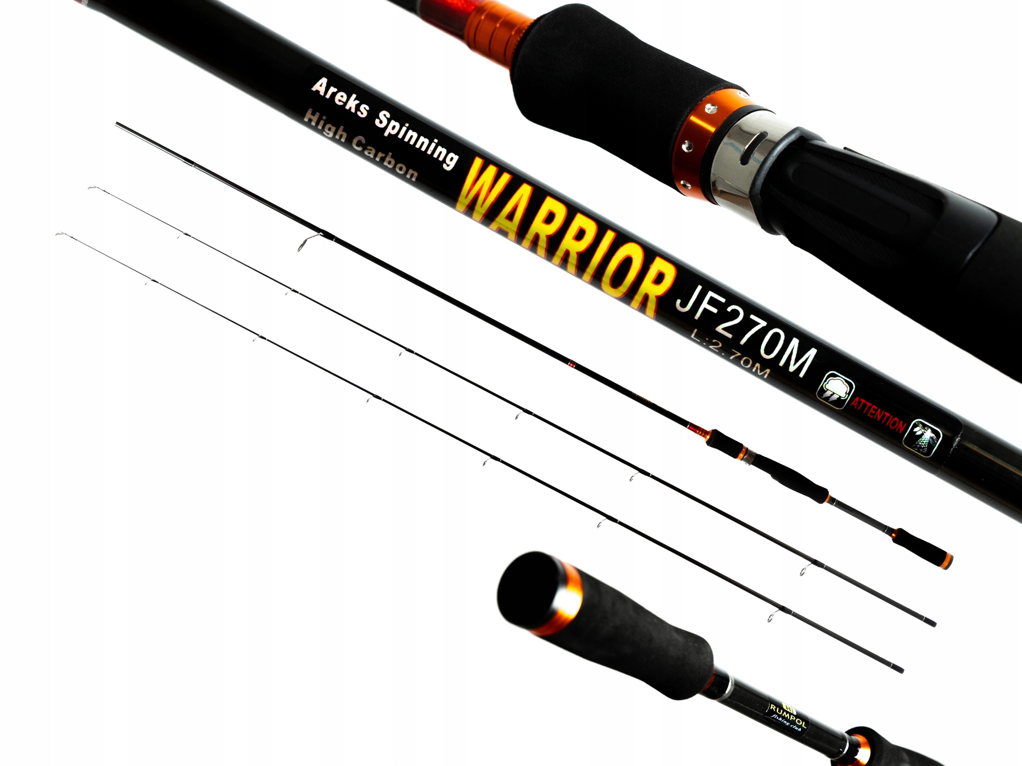 Areks warrior 210cm 5-15 + papildoma viršunė 10-30g
