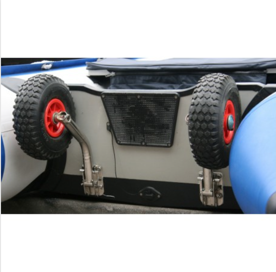 Ratukai valties transportavimui, nerūdijančio plieno thumbnail 2