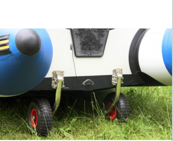 Ratukai valties transportavimui, nerūdijančio plieno thumbnail 3