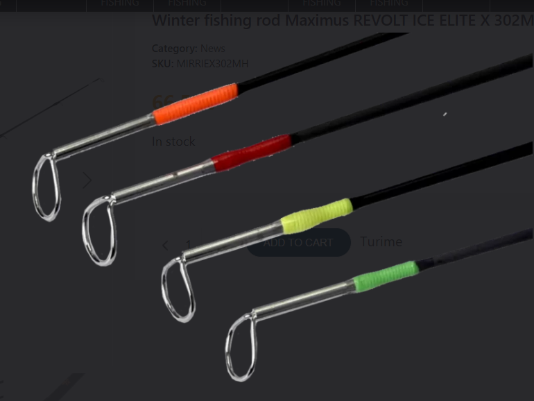 Žieminė meškerė Maximus REVOLT ICE ELITE X 302M 0,75m iki 30g thumbnail 6