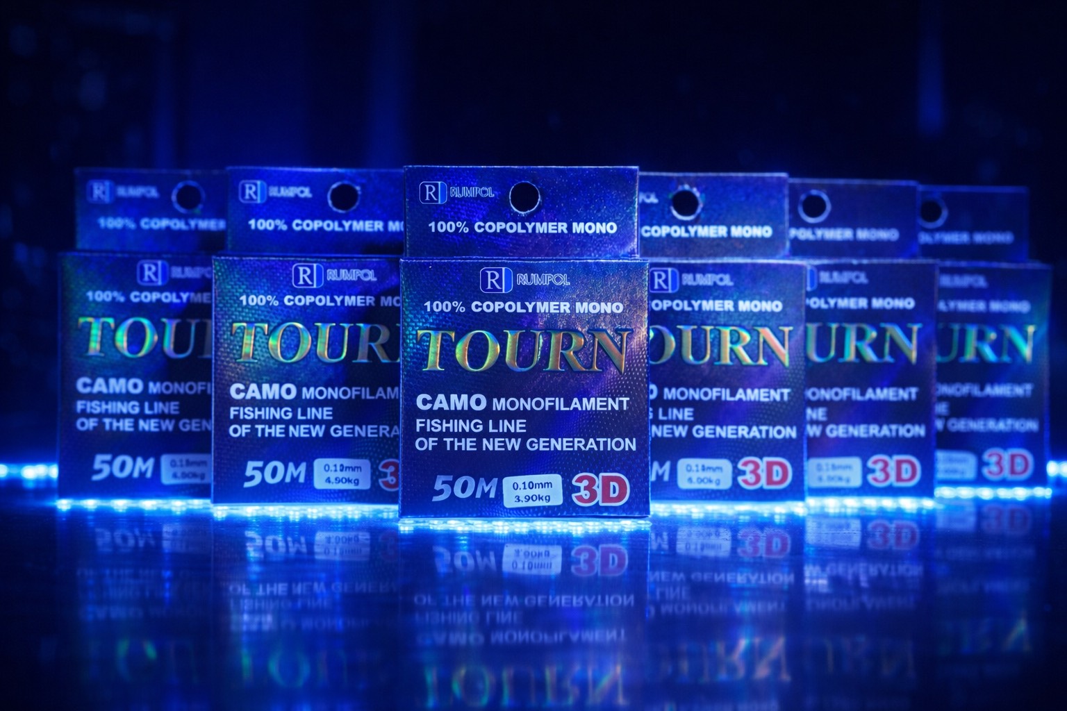 Monofilamentinis valas pavadėliams-žieminei  žvejybai ,,3D" su pinto valo gija 50m.